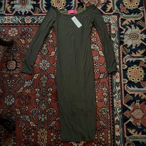 Pookie & Sebastian ribbed dress